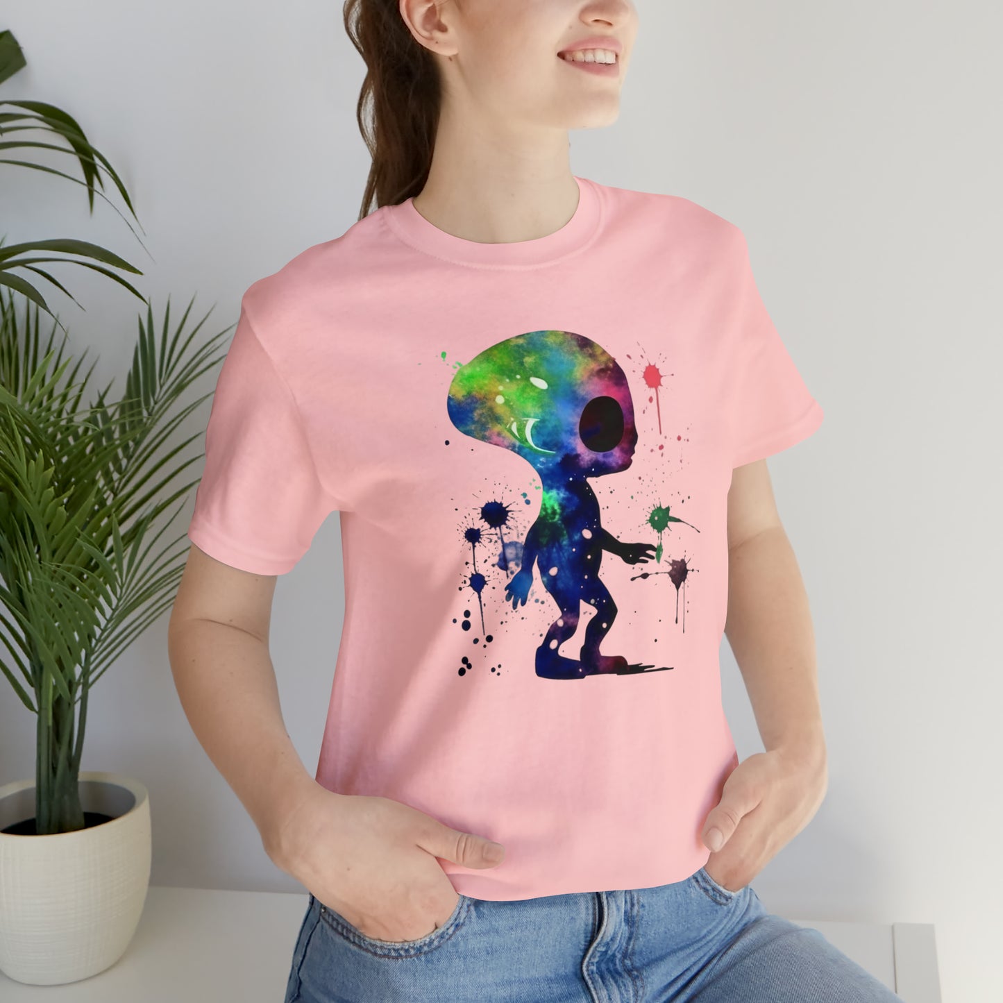 Watercolor Splat Paint Alien: Embrace Higher Density Living & Unveil Hidden Realities