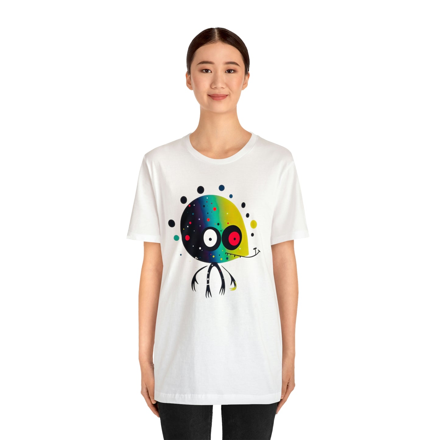 Abstract Alien UFO 2: Colorful Art for a New Age of Cosmic Enlightenment