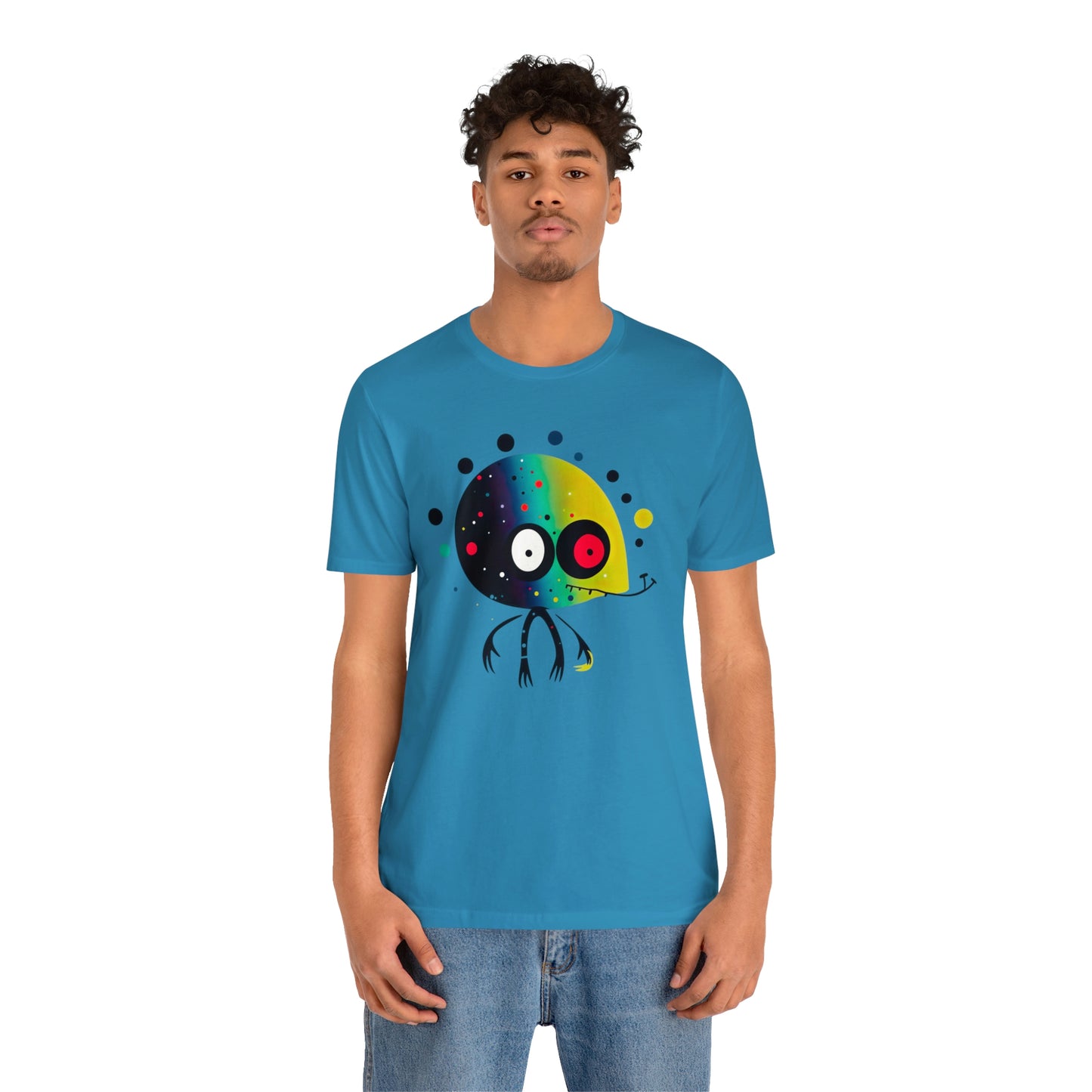 Abstract Alien UFO 2: Colorful Art for a New Age of Cosmic Enlightenment