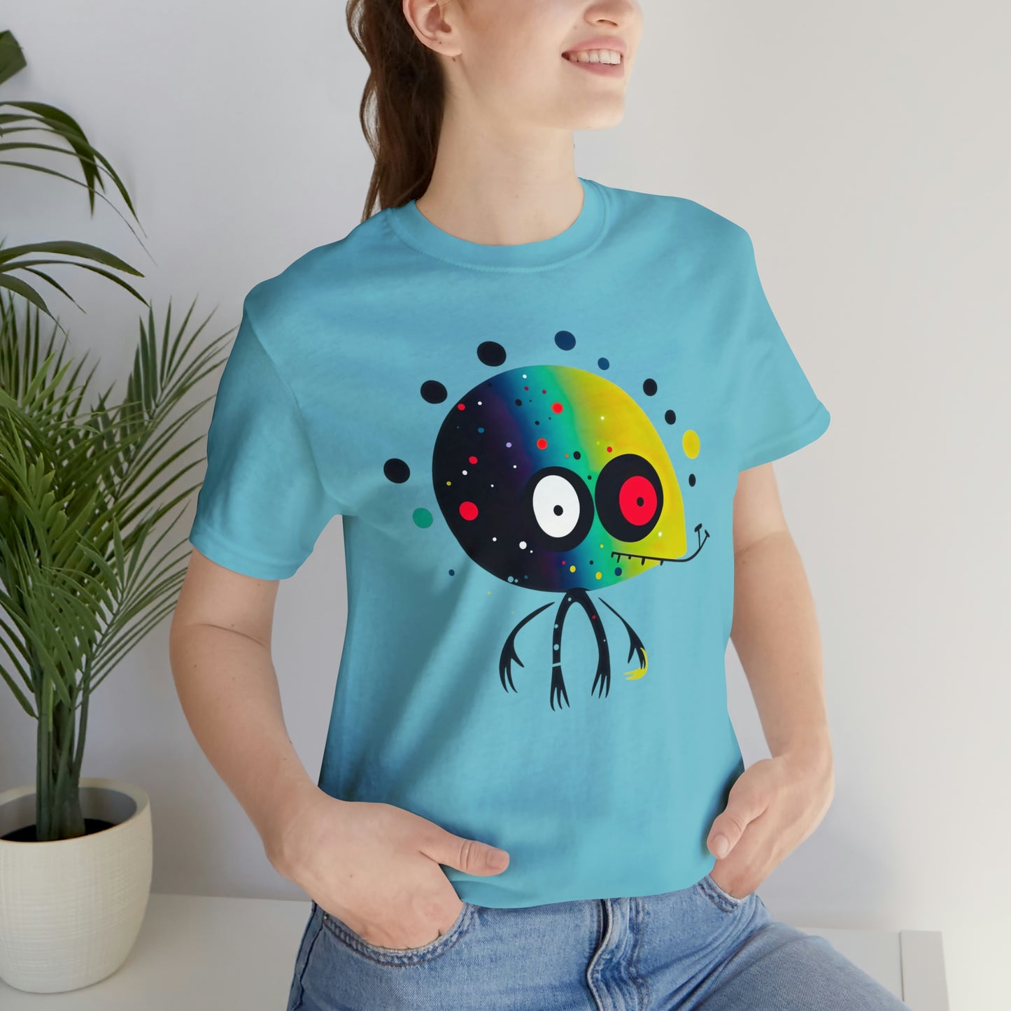Abstract Alien UFO 2: Colorful Art for a New Age of Cosmic Enlightenment