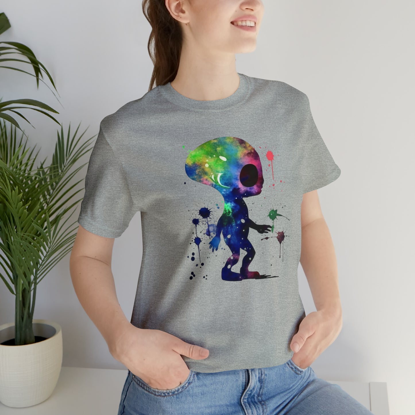Watercolor Splat Paint Alien: Embrace Higher Density Living & Unveil Hidden Realities