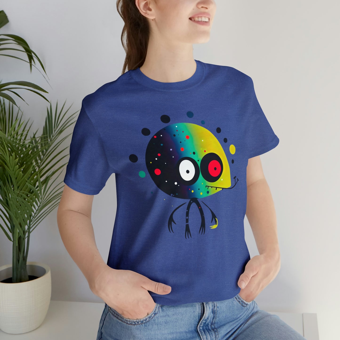 Abstract Alien UFO 2: Colorful Art for a New Age of Cosmic Enlightenment