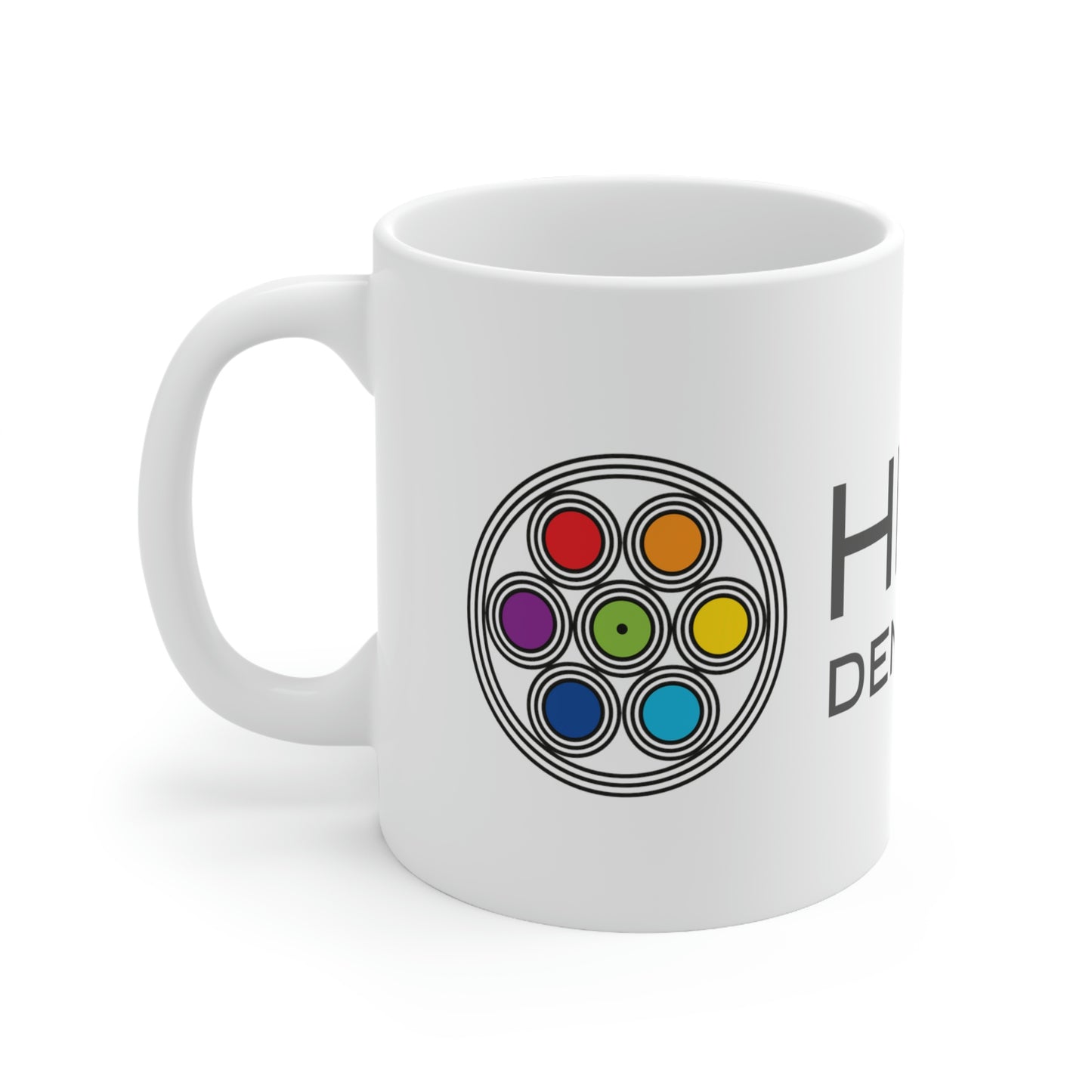 Higher Density Living Ceramic Mug 11oz - Embody Oneness with Every Sip