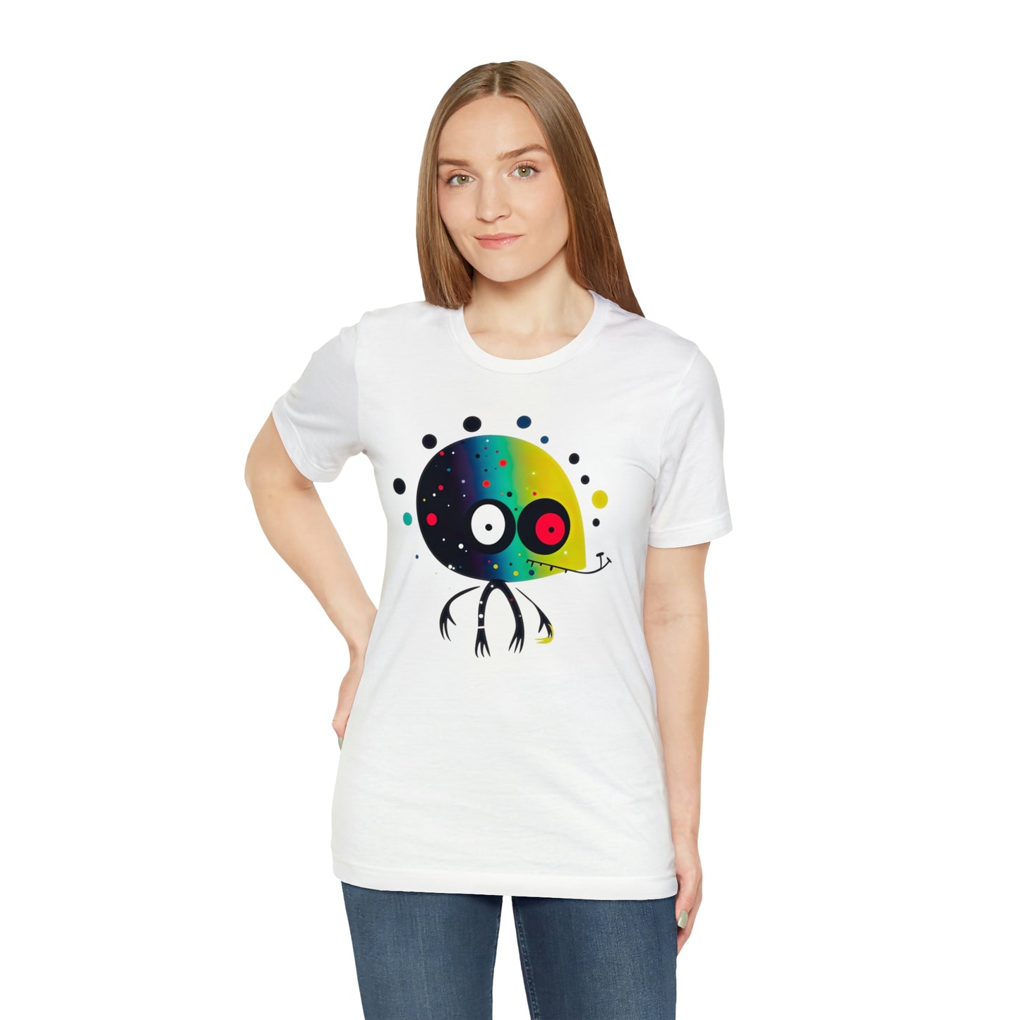 Abstract Alien UFO 2: Colorful Art for a New Age of Cosmic Enlightenment