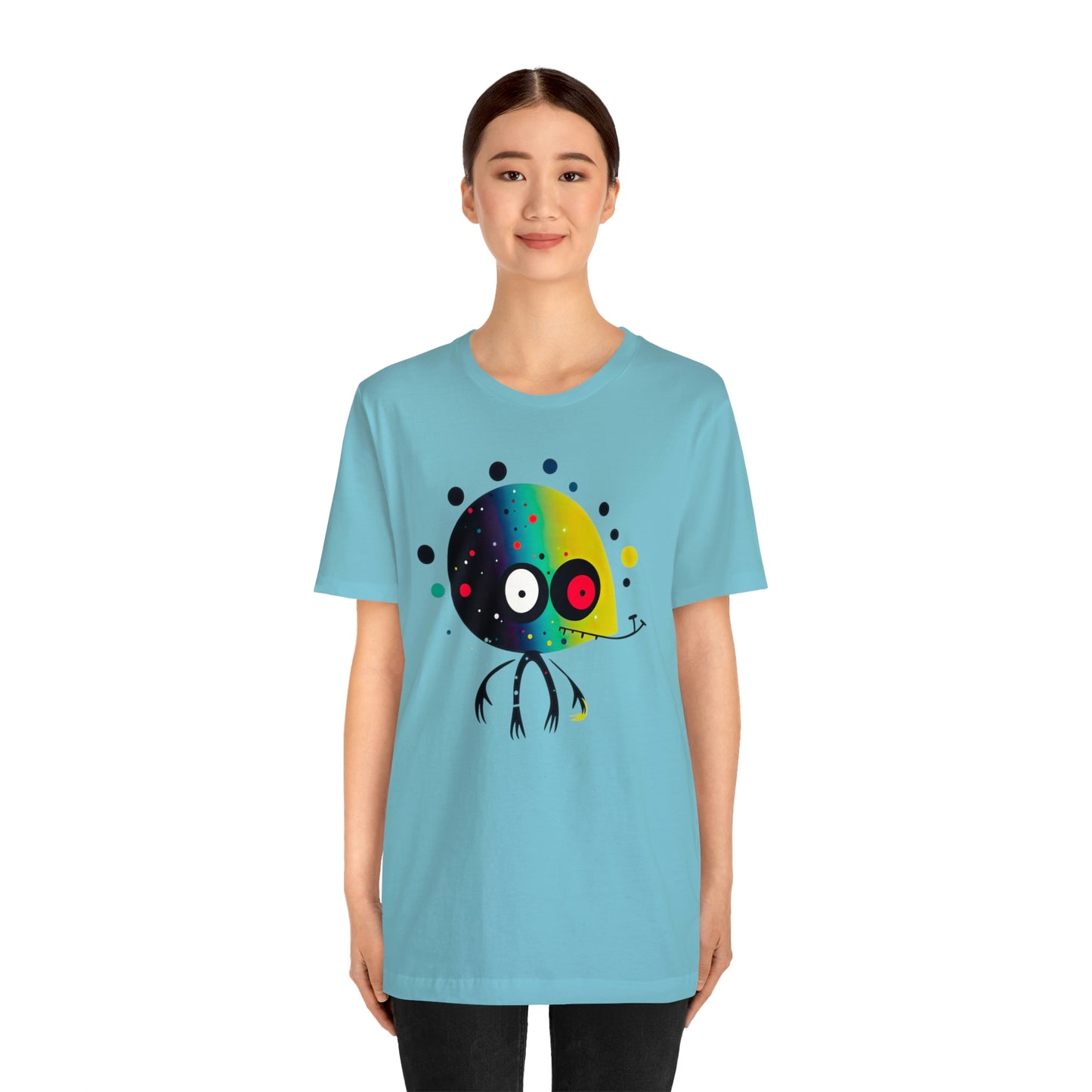 Abstract Alien UFO 2: Colorful Art for a New Age of Cosmic Enlightenment