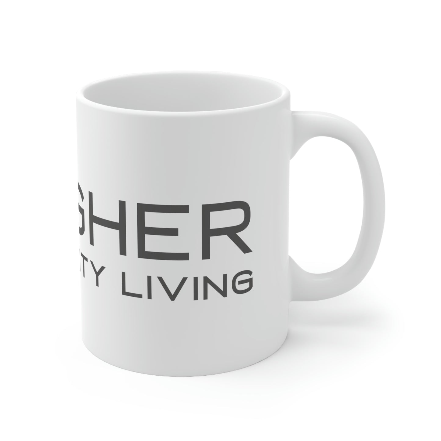 Higher Density Living Ceramic Mug 11oz - Embody Oneness with Every Sip