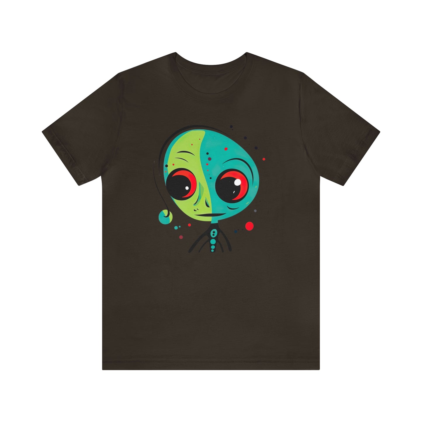 Abstract Alien UFO: Colorful Art for a New Age of Cosmic Enlightenment