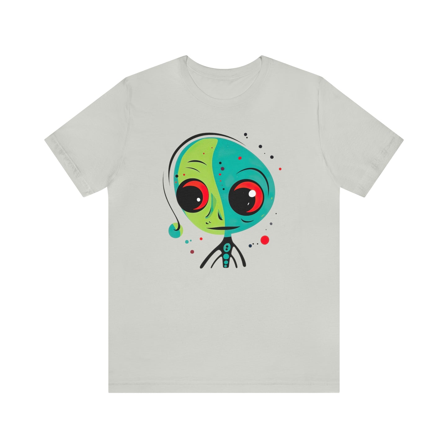 Abstract Alien UFO: Colorful Art for a New Age of Cosmic Enlightenment