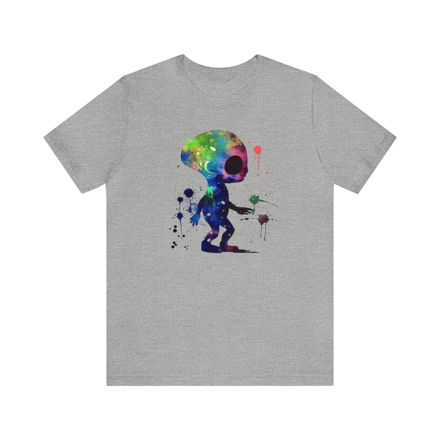 Watercolor Splat Paint Alien: Embrace Higher Density Living & Unveil Hidden Realities