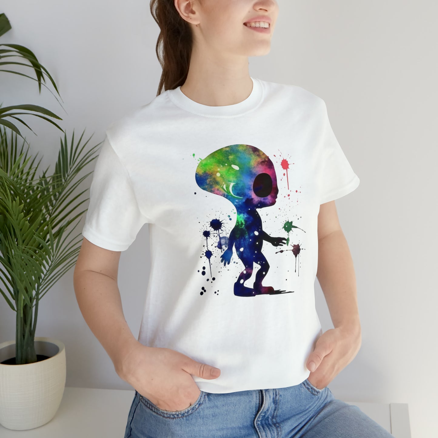 Watercolor Splat Paint Alien: Embrace Higher Density Living & Unveil Hidden Realities