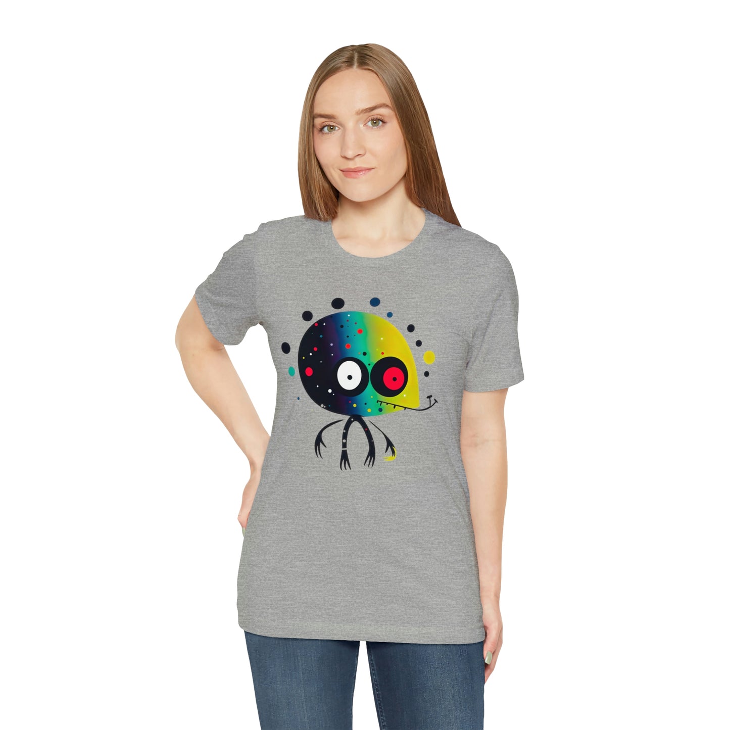 Abstract Alien UFO 2: Colorful Art for a New Age of Cosmic Enlightenment