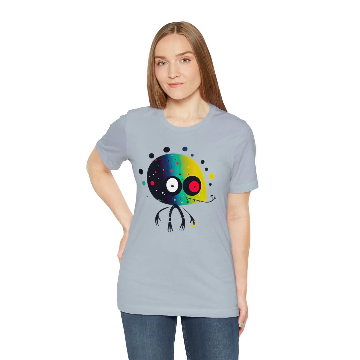 Abstract Alien UFO 2: Colorful Art for a New Age of Cosmic Enlightenment