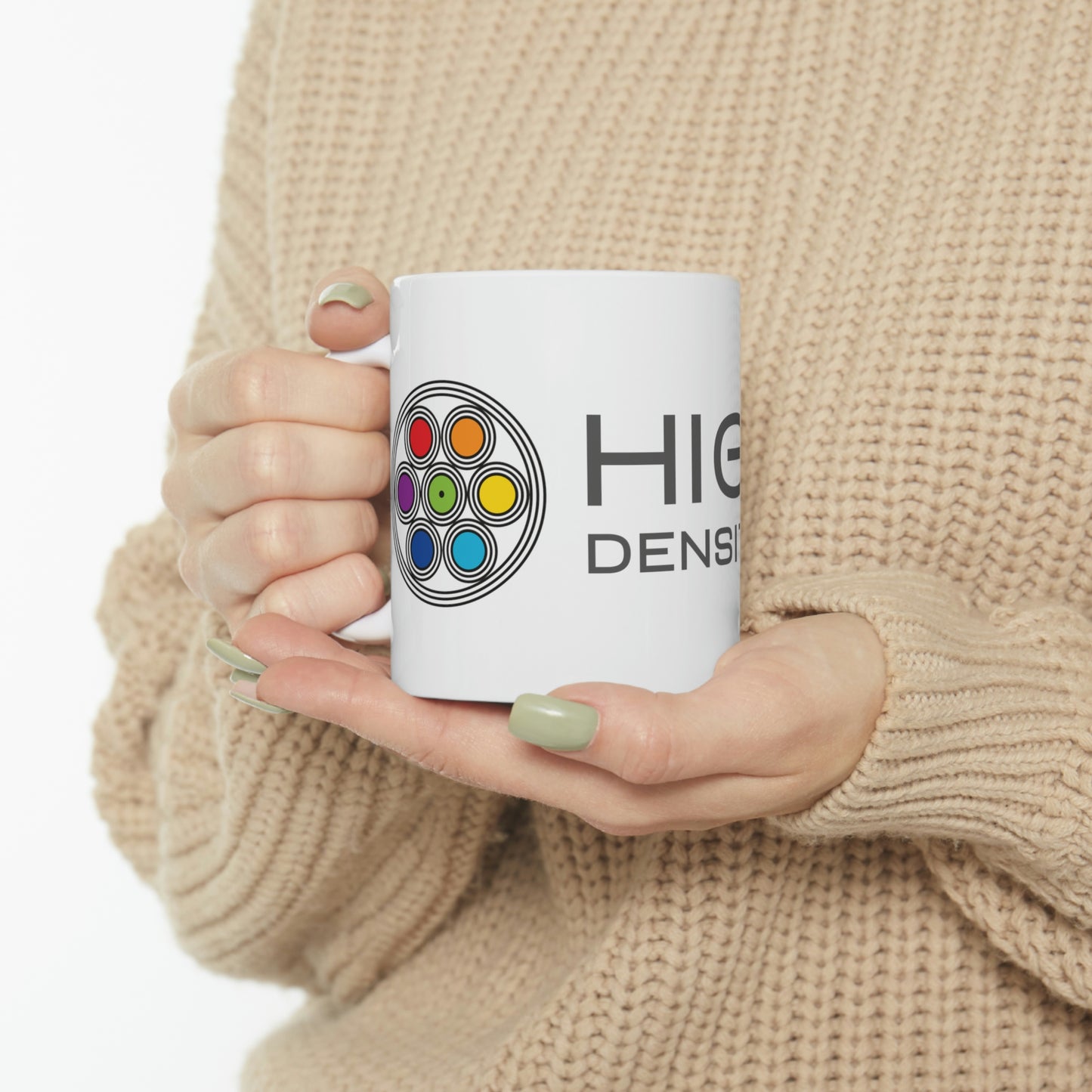 Higher Density Living Ceramic Mug 11oz - Embody Oneness with Every Sip