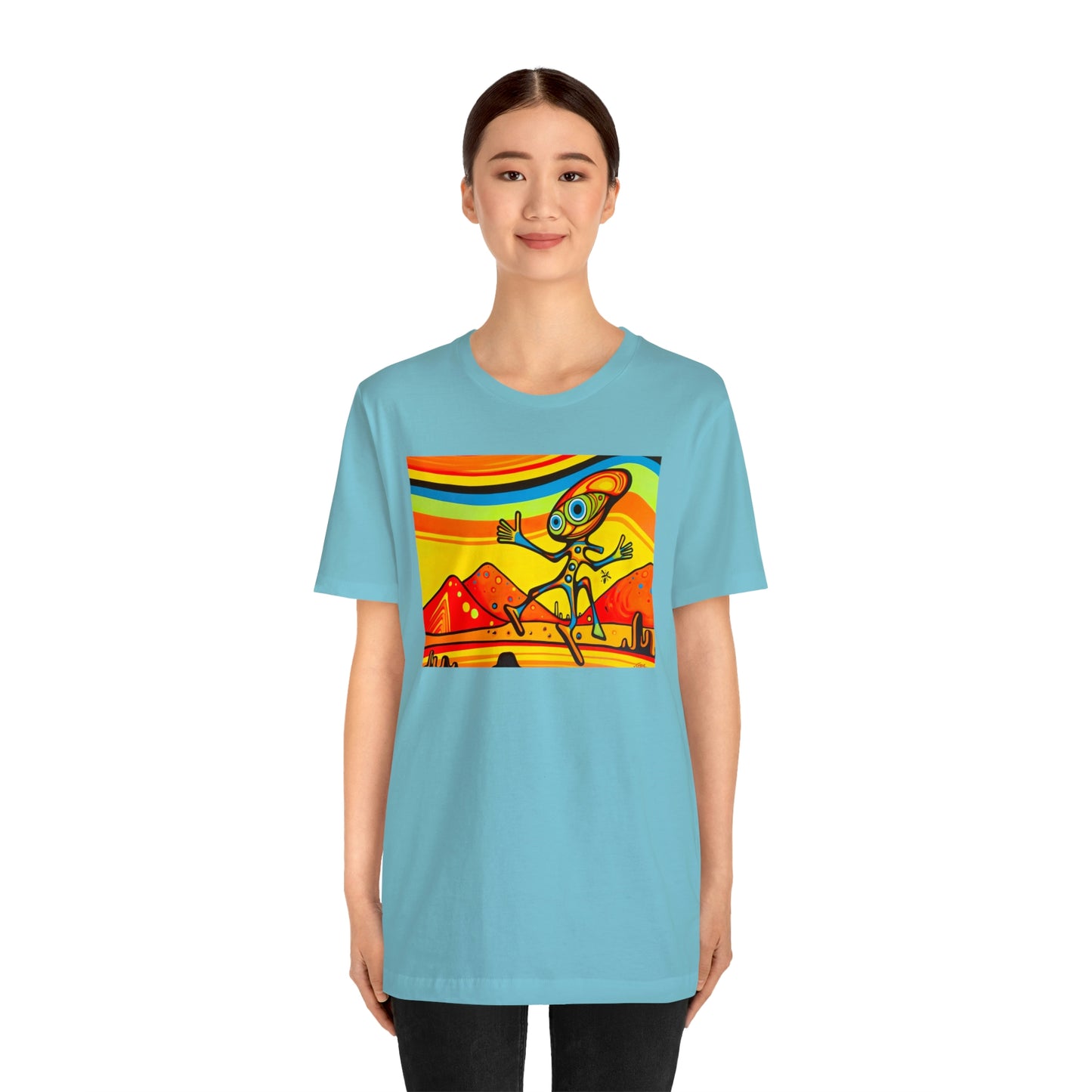 Desert Vivid Alien: Journey through Higher Density Living in the Cosmic Sands of Time