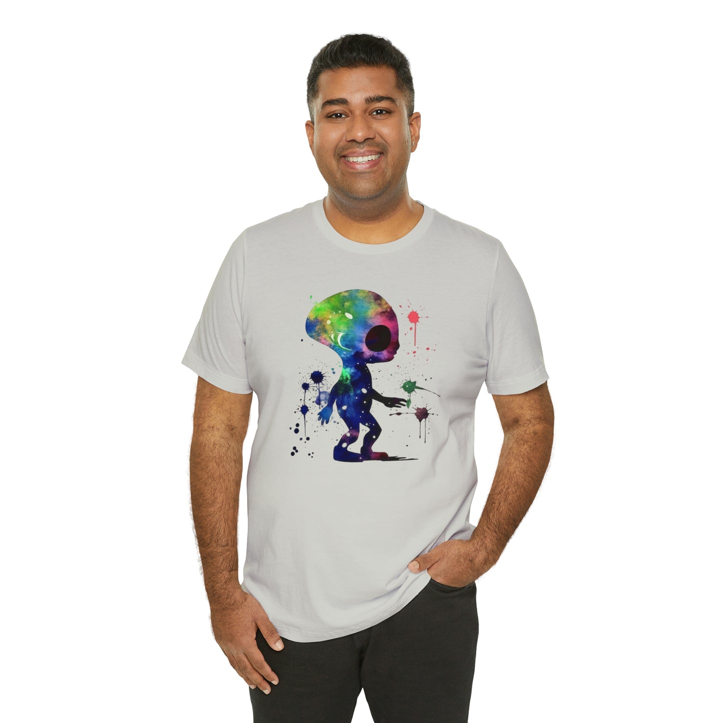 Watercolor Splat Paint Alien: Embrace Higher Density Living & Unveil Hidden Realities