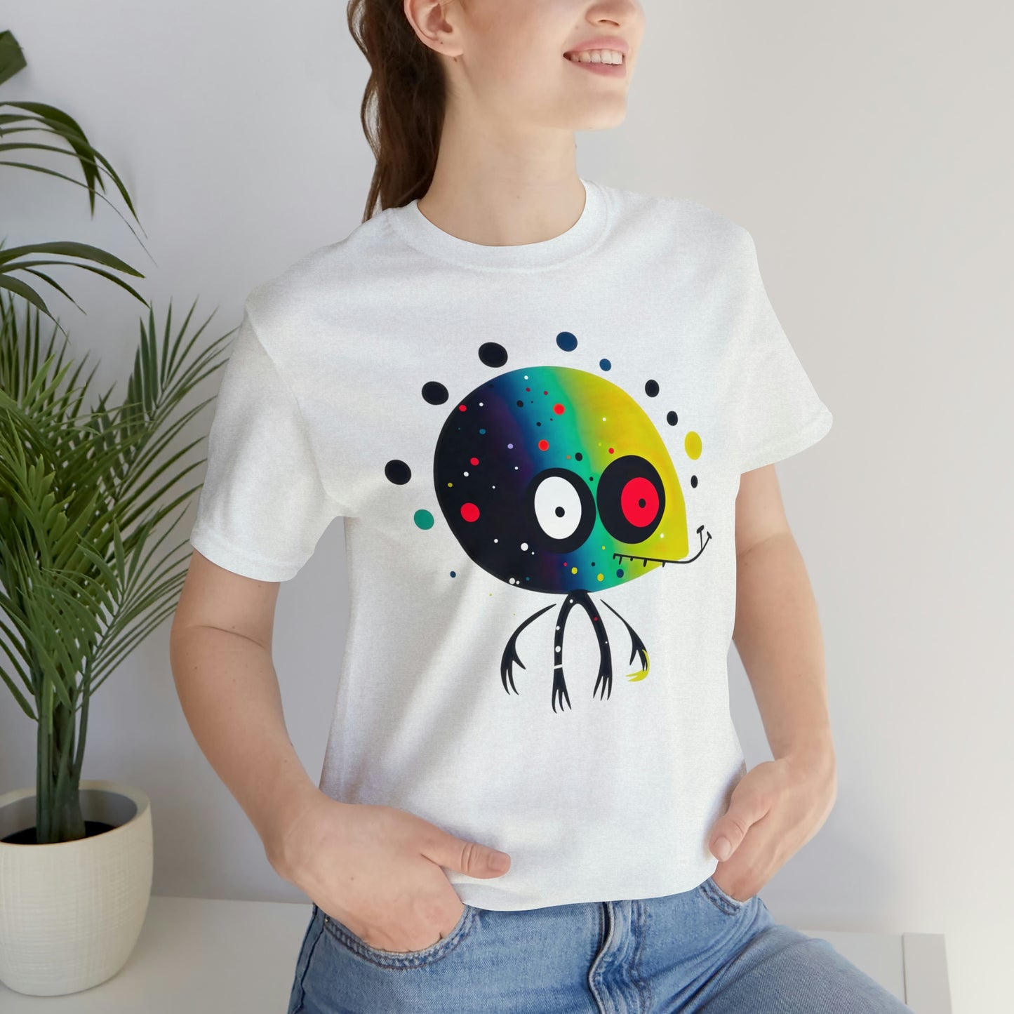 Abstract Alien UFO 2: Colorful Art for a New Age of Cosmic Enlightenment