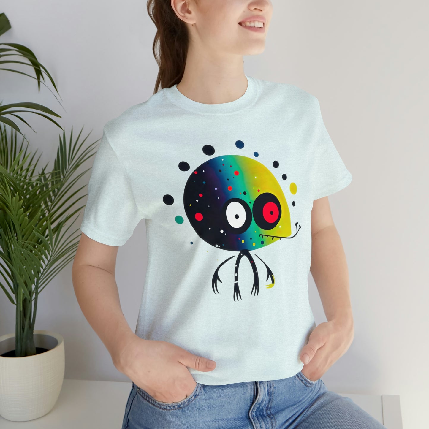 Abstract Alien UFO 2: Colorful Art for a New Age of Cosmic Enlightenment