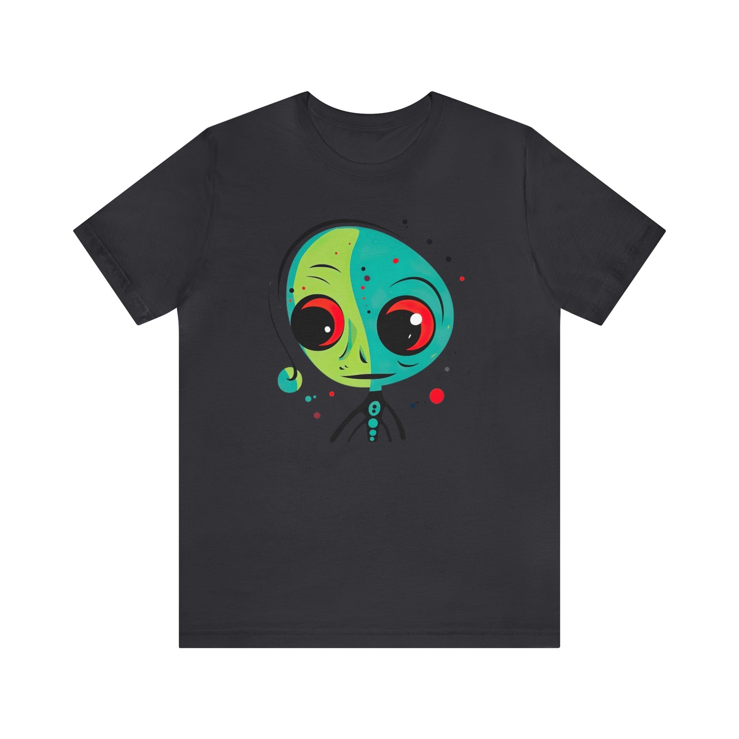 Abstract Alien UFO: Colorful Art for a New Age of Cosmic Enlightenment
