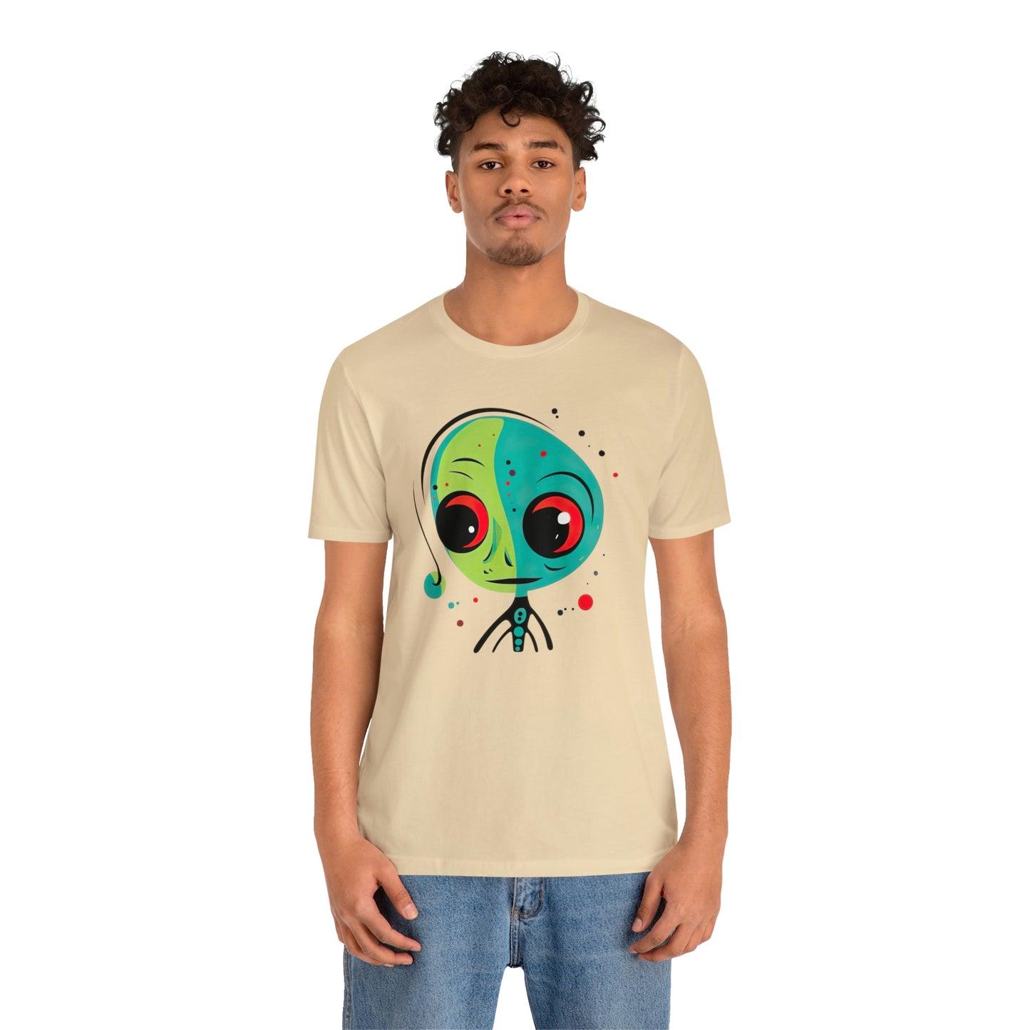 Abstract Alien UFO: Colorful Art for a New Age of Cosmic Enlightenment