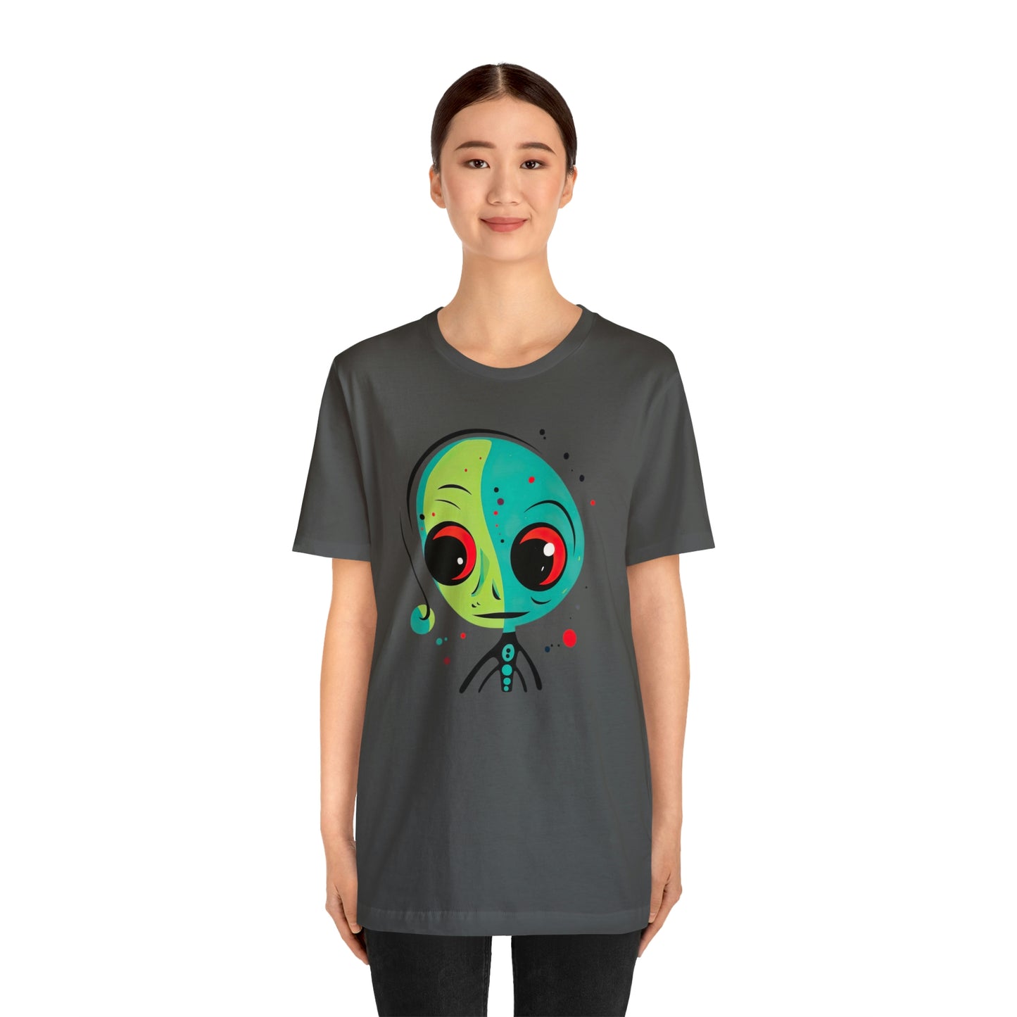 Abstract Alien UFO: Colorful Art for a New Age of Cosmic Enlightenment