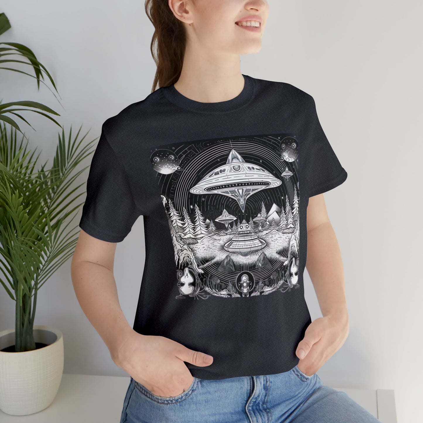 Ancient Flyover UFO T-Shirt | Higher Density Living