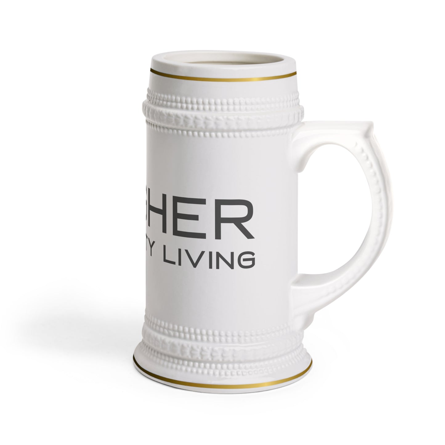 HDL Beer Stein: Sip Towards Enlightenment with the Higher Density Living Podcast