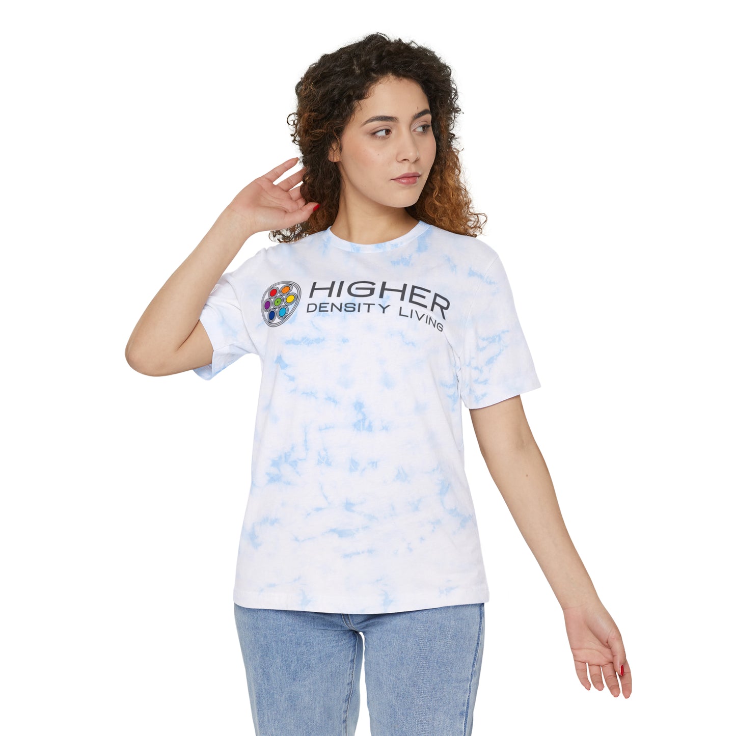 HDL Tie-Dyed T-Shirt: Wear the Spectrum of Higher Density Thinking