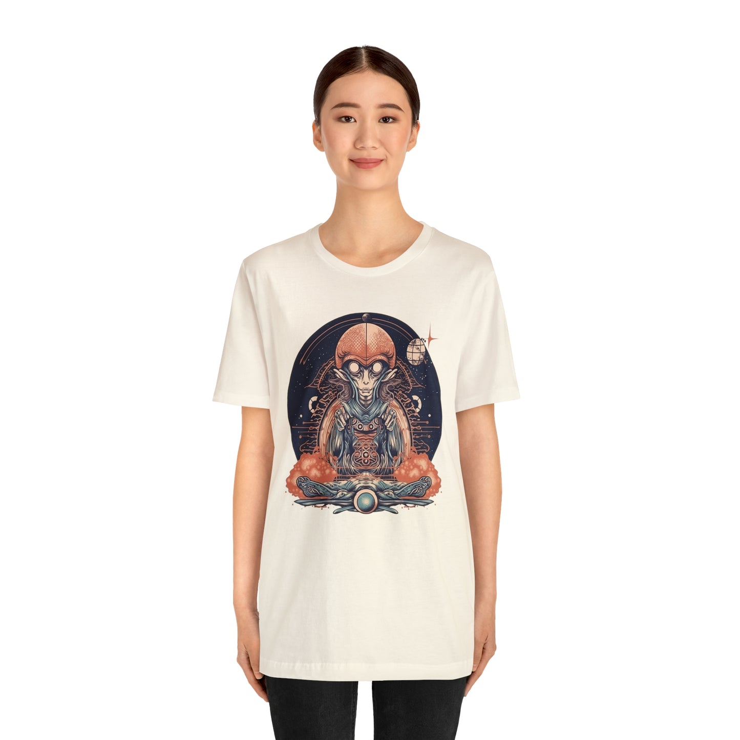Alien Cosmic Galaxy T-Shirt | Explore Spiritual Awakening & Oneness