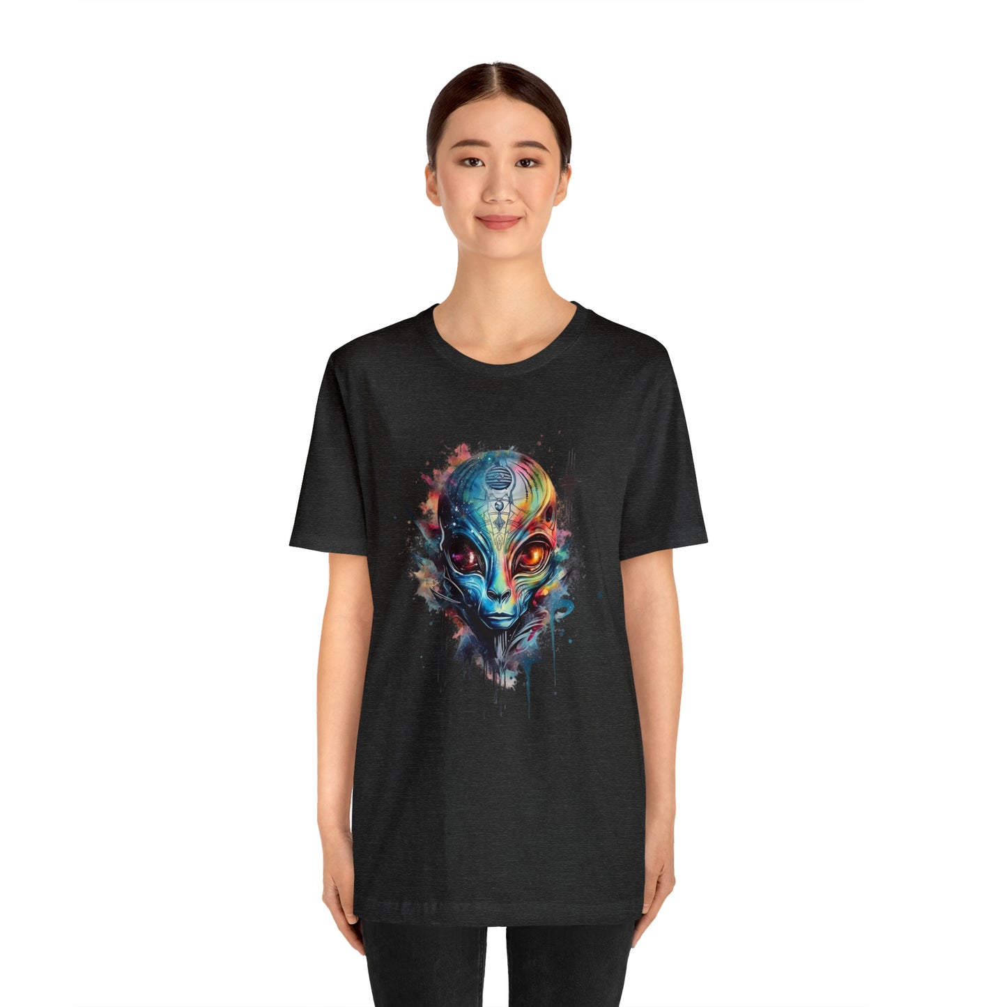 Alien 2 Watercolor Cosmos T-Shirt | Higher Density Living