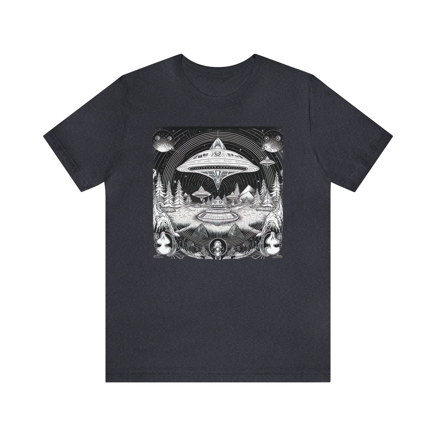 Ancient Flyover UFO T-Shirt | Higher Density Living