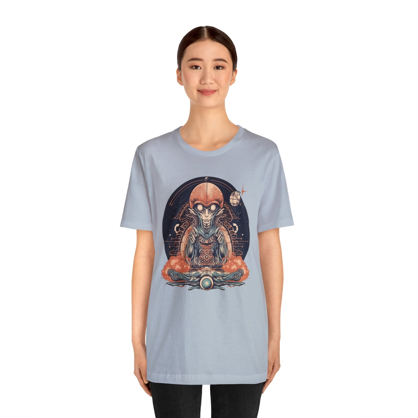 Alien Cosmic Galaxy T-Shirt | Explore Spiritual Awakening & Oneness