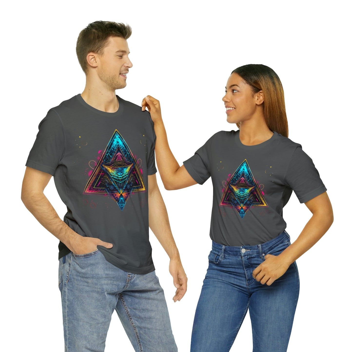 Spiritual Geometry Ancient Alien Spaceship T-Shirt: Embrace the Cosmos & Unite in Higher Consciousness