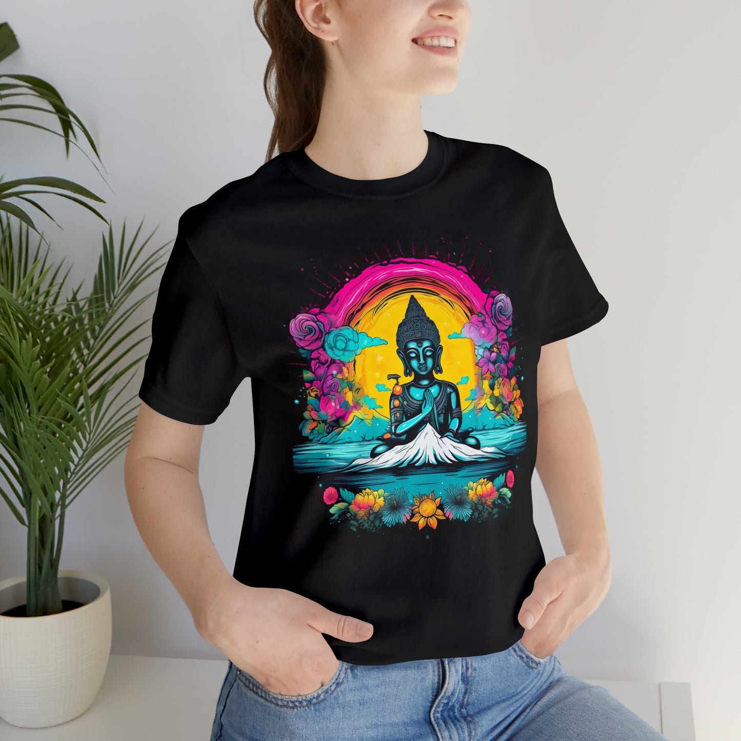 Vibrant Colorful Buddha Love: Embrace Oneness & Explore the Spiritual Realm