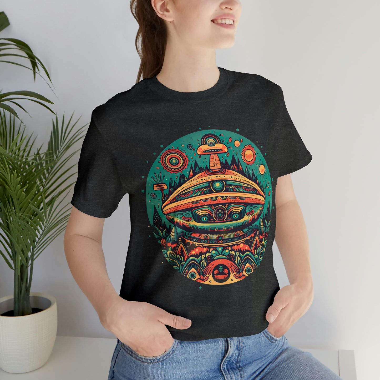 Azteca Ancient Alien Spaceship T-Shirt: Embrace the Cosmos and Unite in Universal Power