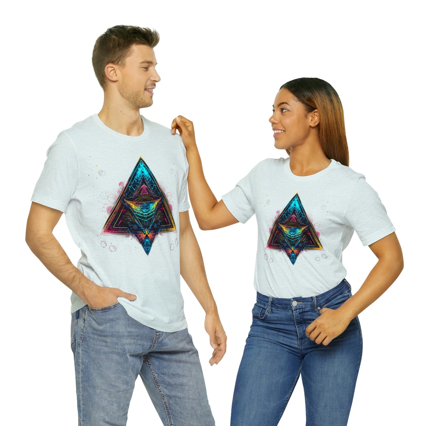 Spiritual Geometry Ancient Alien Spaceship T-Shirt: Embrace the Cosmos & Unite in Higher Consciousness