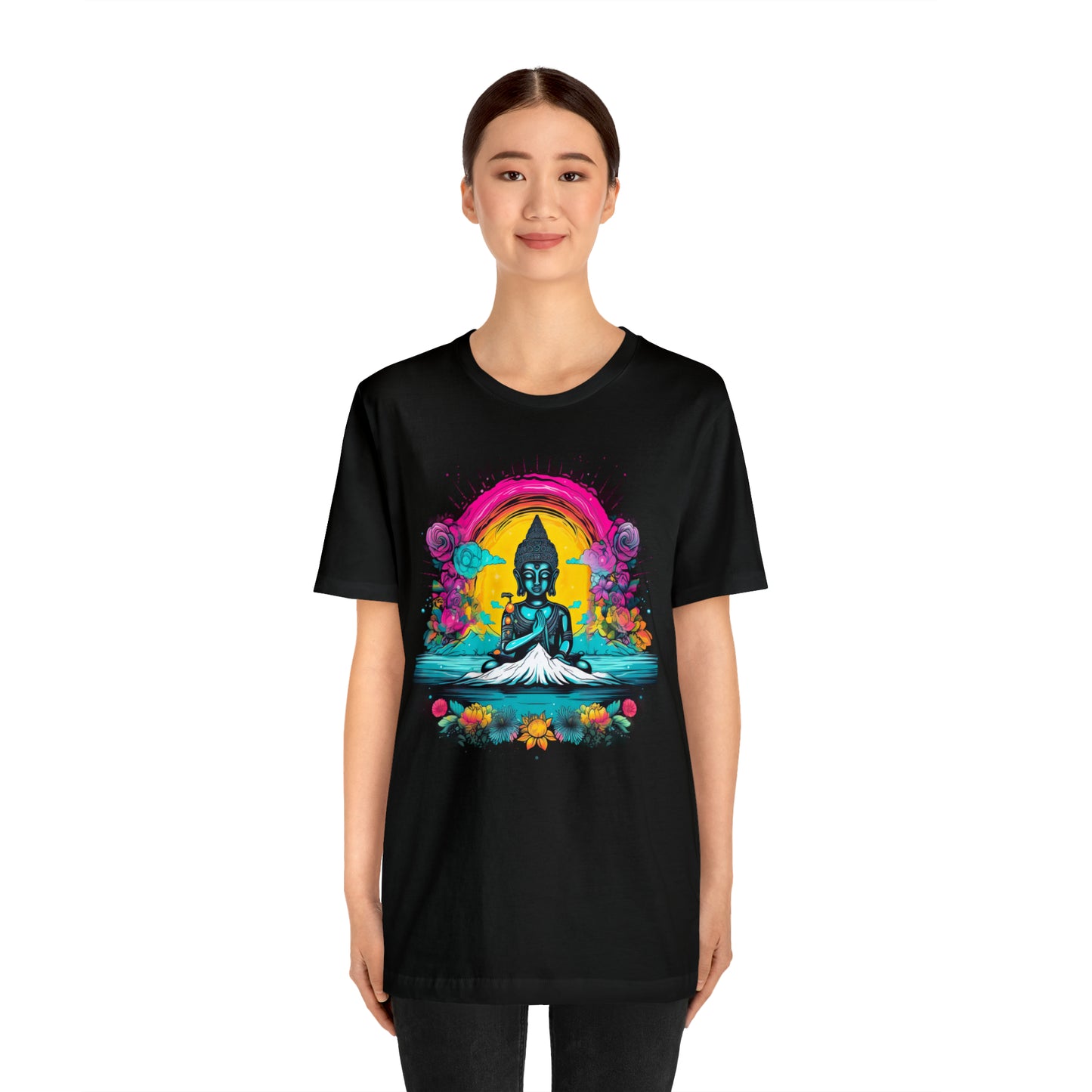 Vibrant Colorful Buddha Love: Embrace Oneness & Explore the Spiritual Realm