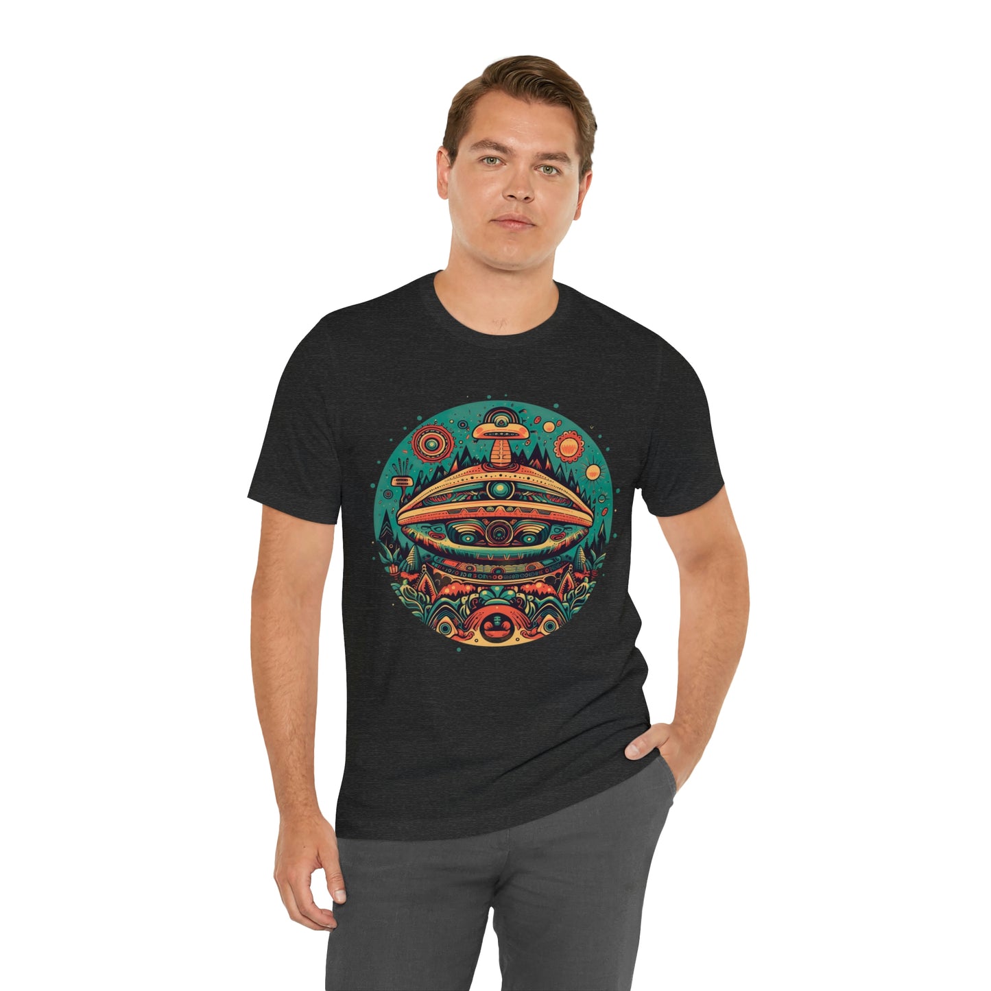 Azteca Ancient Alien Spaceship T-Shirt: Embrace the Cosmos and Unite in Universal Power