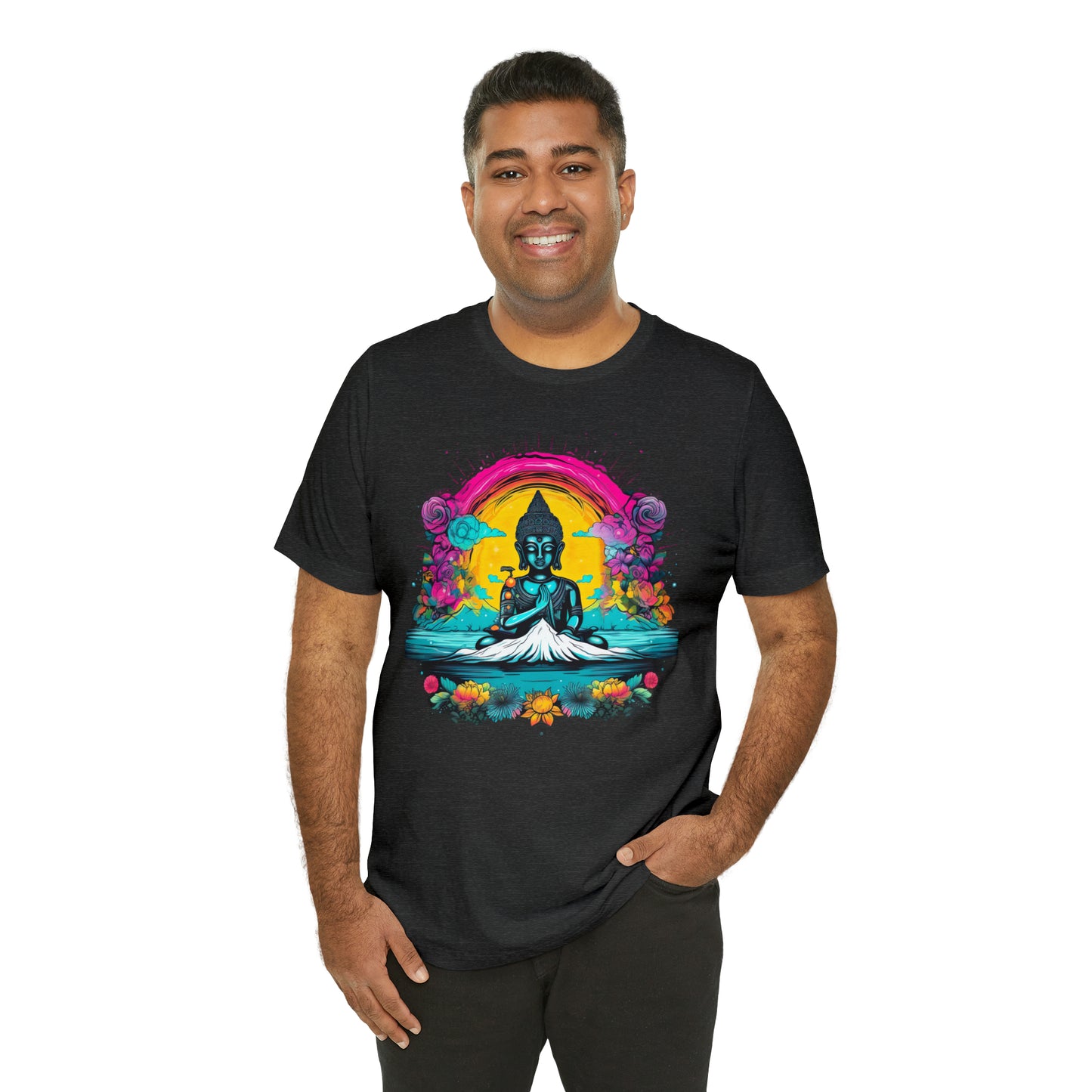 Vibrant Colorful Buddha Love: Embrace Oneness & Explore the Spiritual Realm