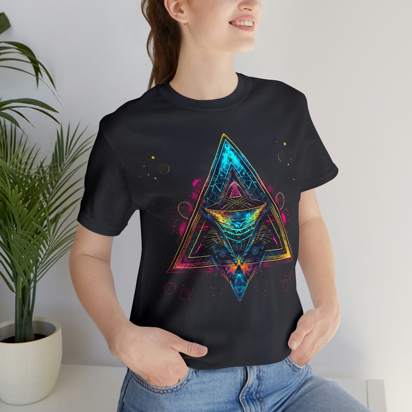 Spiritual Geometry Ancient Alien Spaceship T-Shirt: Embrace the Cosmos & Unite in Higher Consciousness