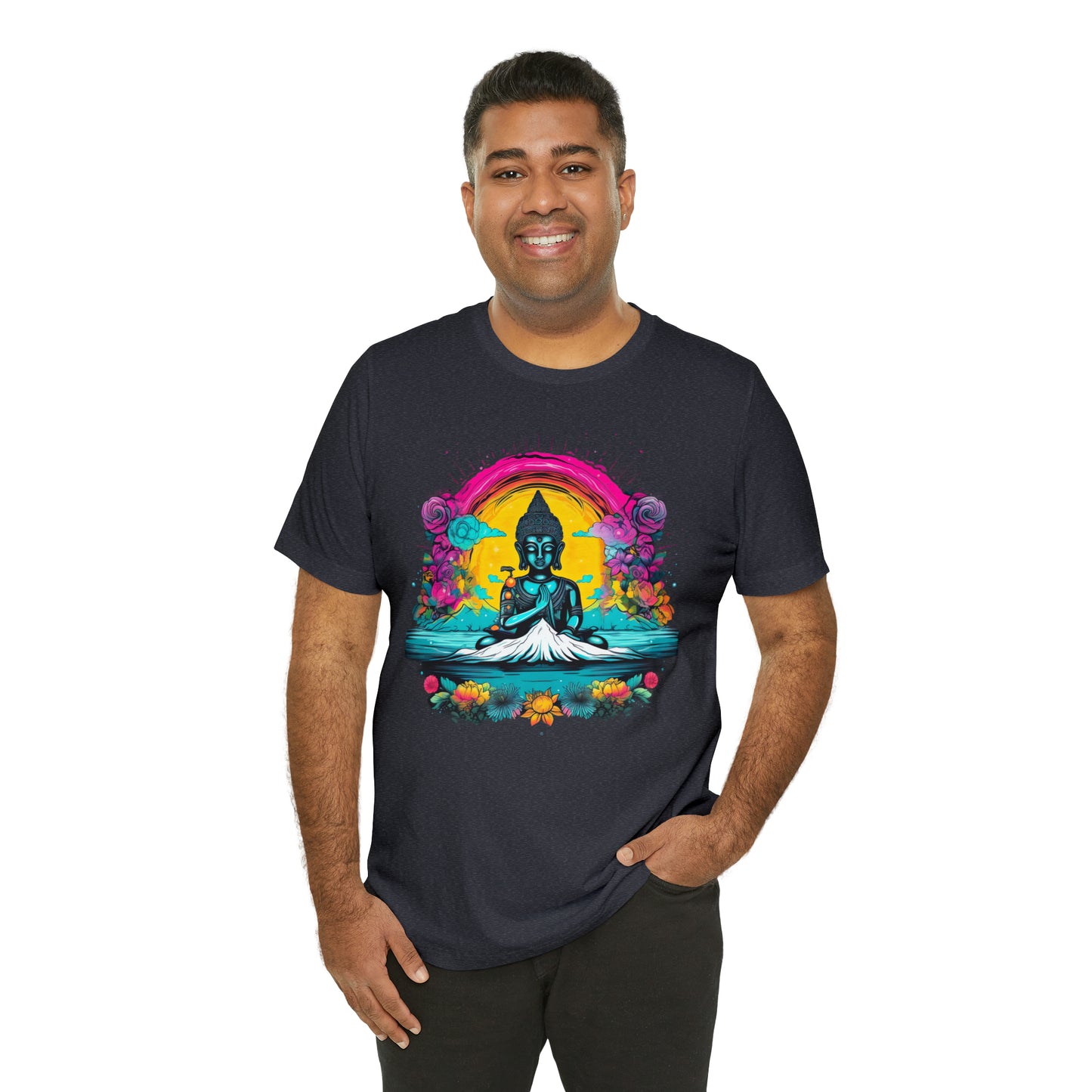 Vibrant Colorful Buddha Love: Embrace Oneness & Explore the Spiritual Realm