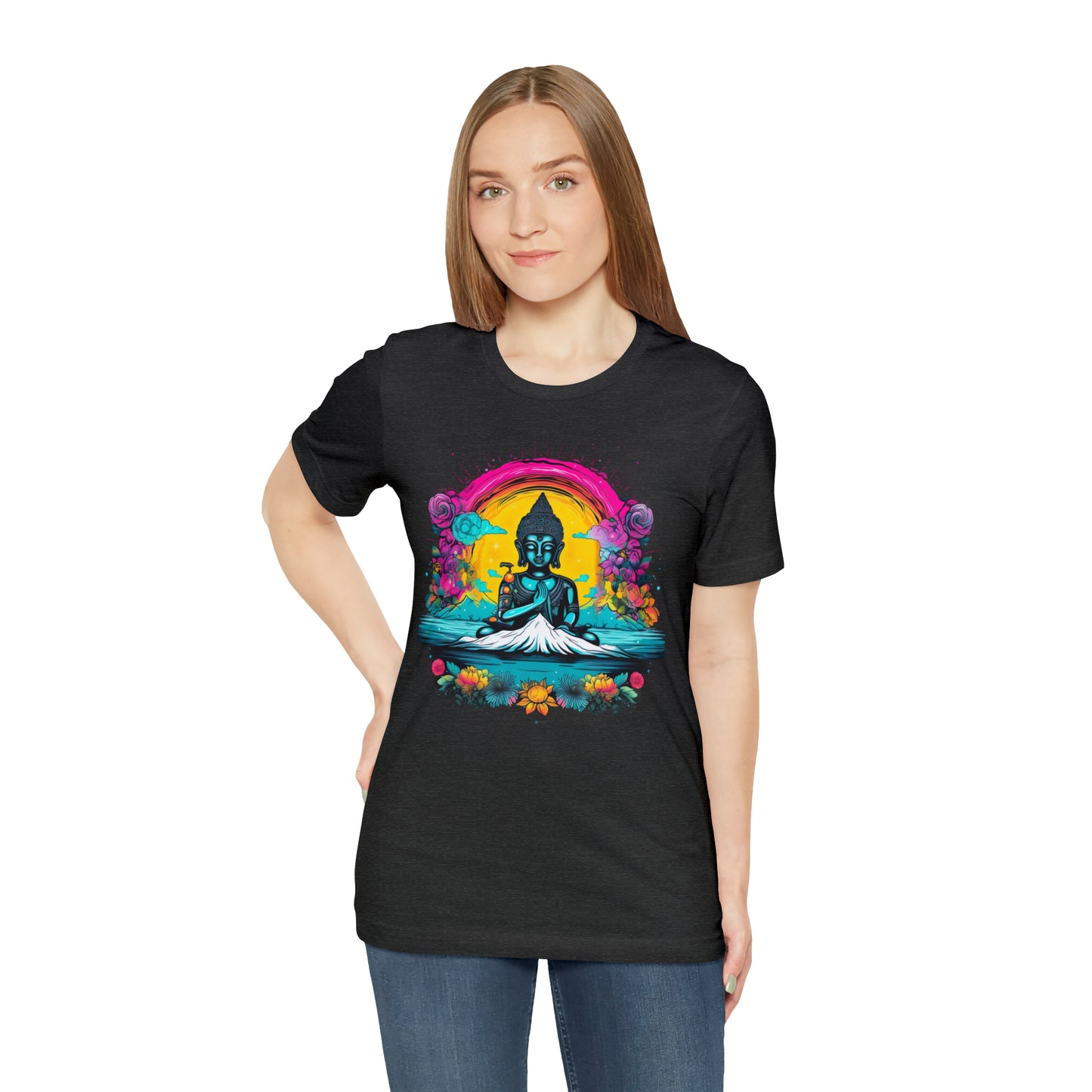 Vibrant Colorful Buddha Love: Embrace Oneness & Explore the Spiritual Realm