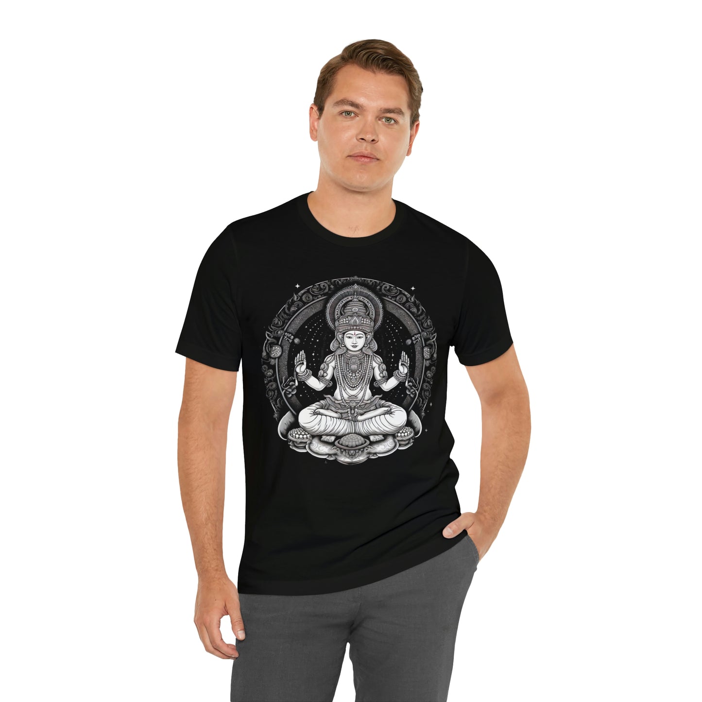 Cosmic Buddha: Unveil Your True Self on the Edge of Two Worlds with Spiritual Enlightenment