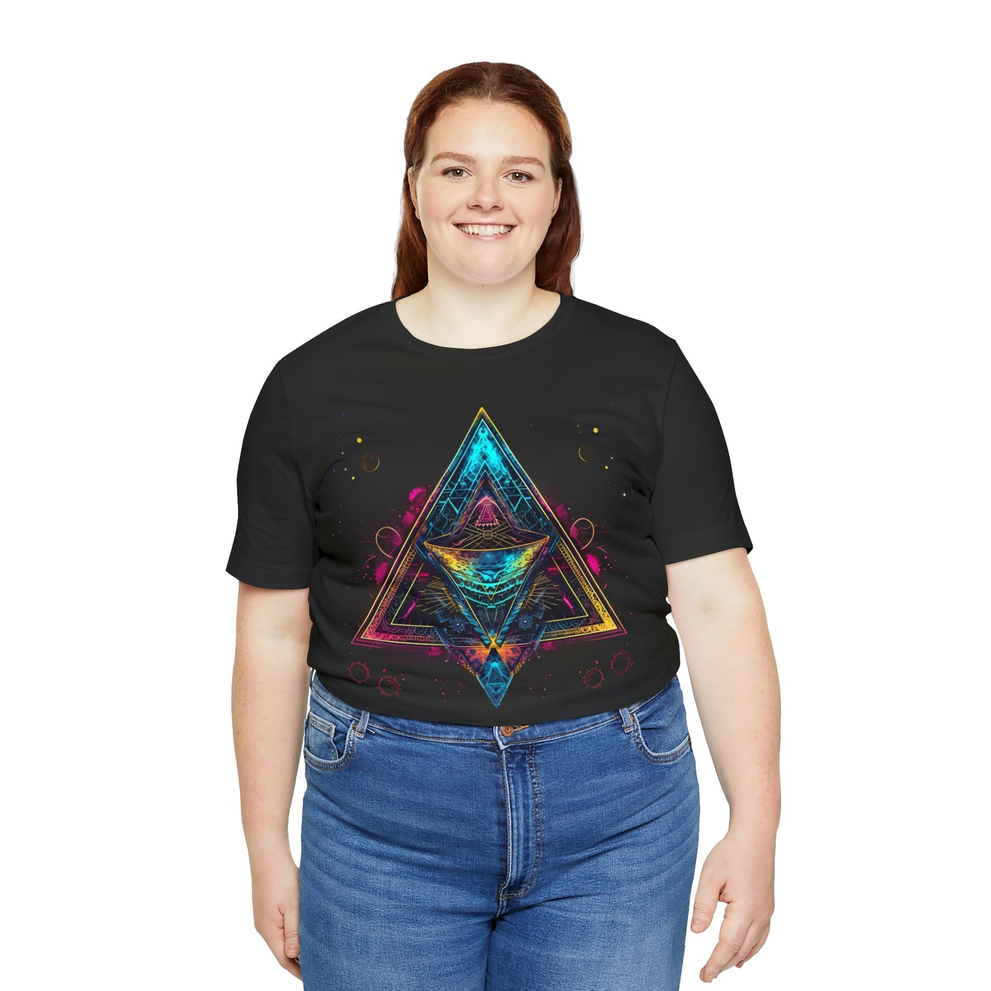 Spiritual Geometry Ancient Alien Spaceship T-Shirt: Embrace the Cosmos & Unite in Higher Consciousness