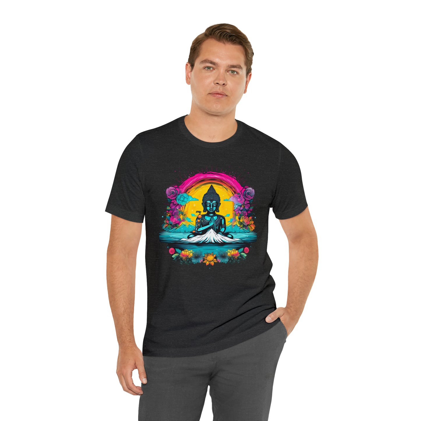 Vibrant Colorful Buddha Love: Embrace Oneness & Explore the Spiritual Realm