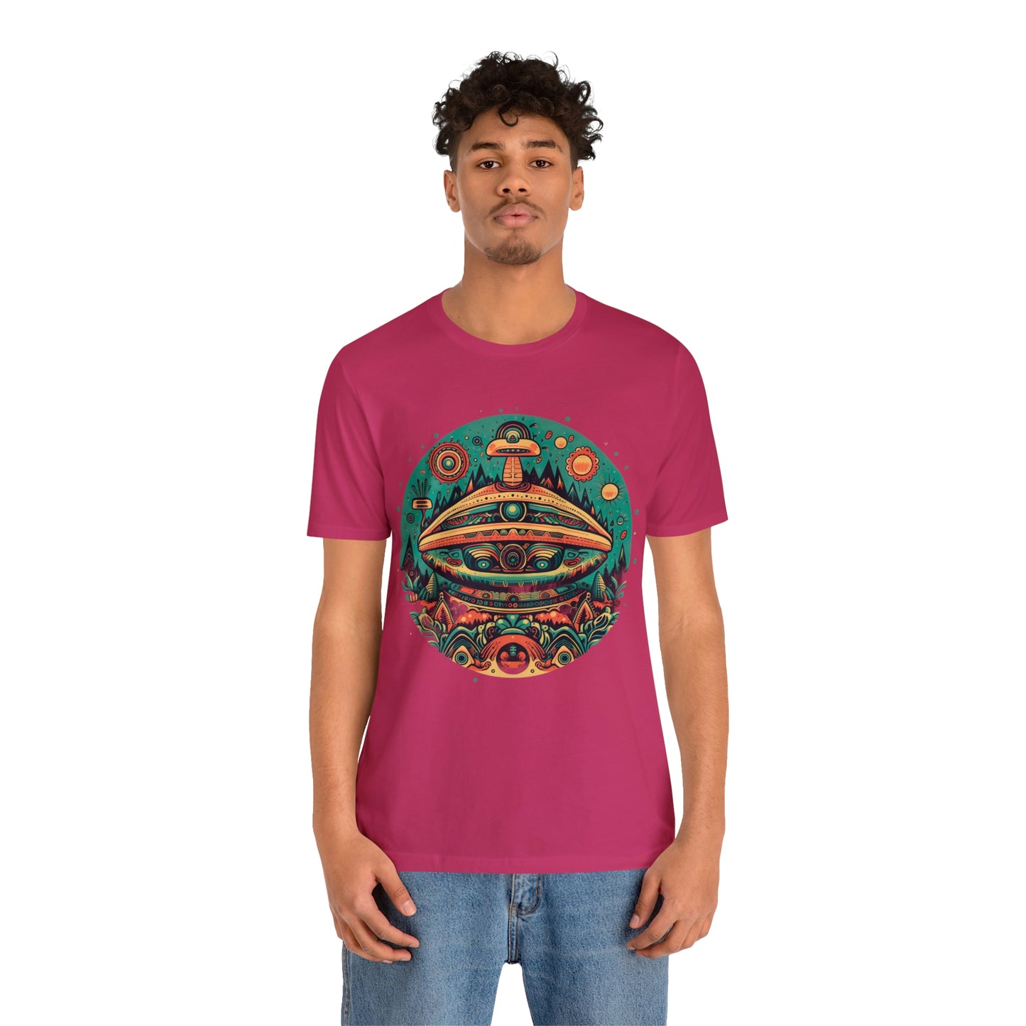 Azteca Ancient Alien Spaceship T-Shirt: Embrace the Cosmos and Unite in Universal Power