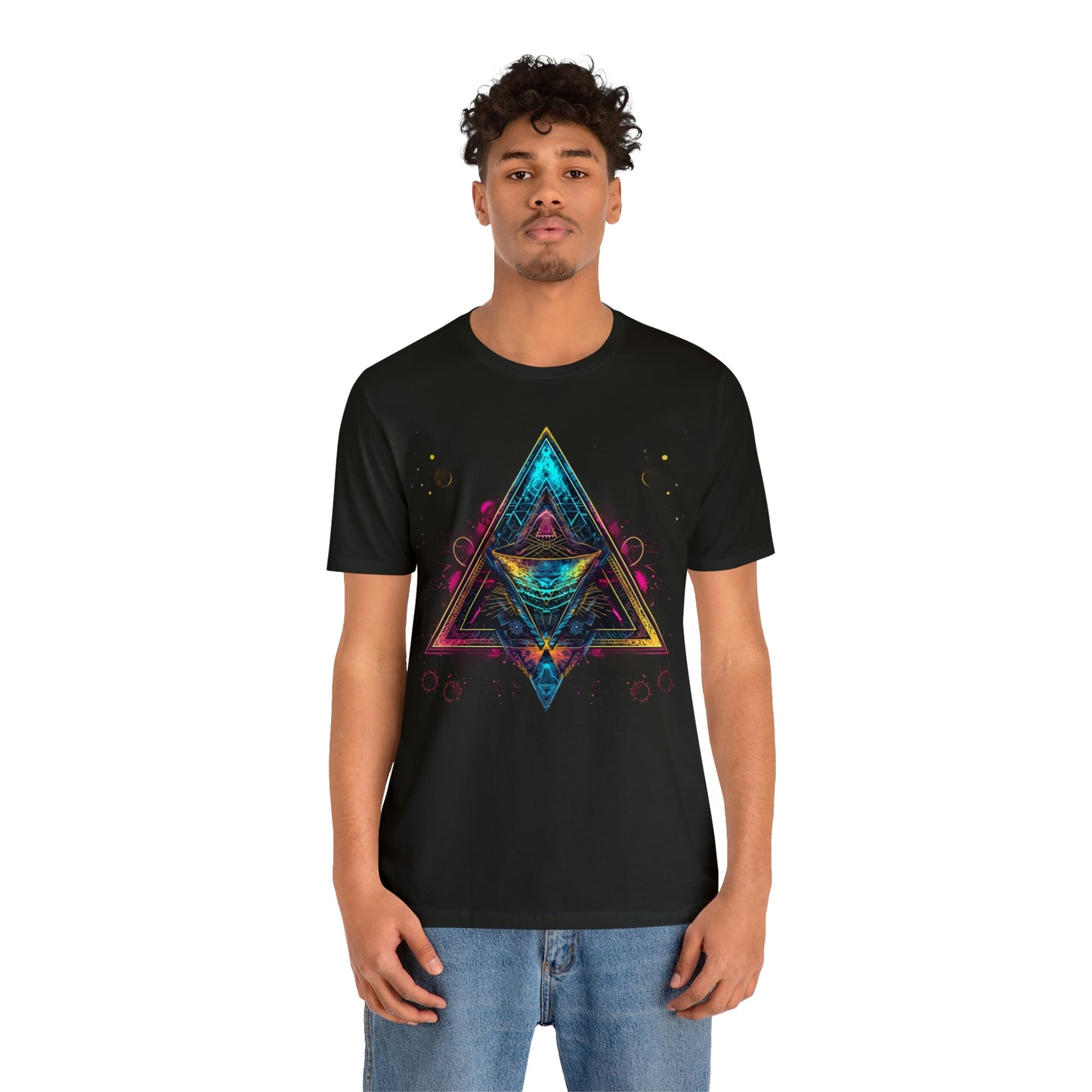 Spiritual Geometry Ancient Alien Spaceship T-Shirt: Embrace the Cosmos & Unite in Higher Consciousness