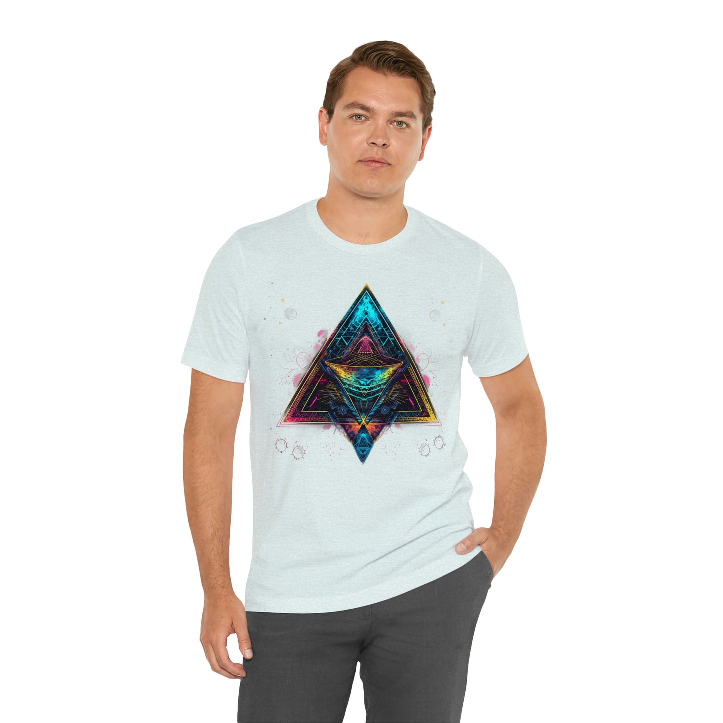 Spiritual Geometry Ancient Alien Spaceship T-Shirt: Embrace the Cosmos & Unite in Higher Consciousness