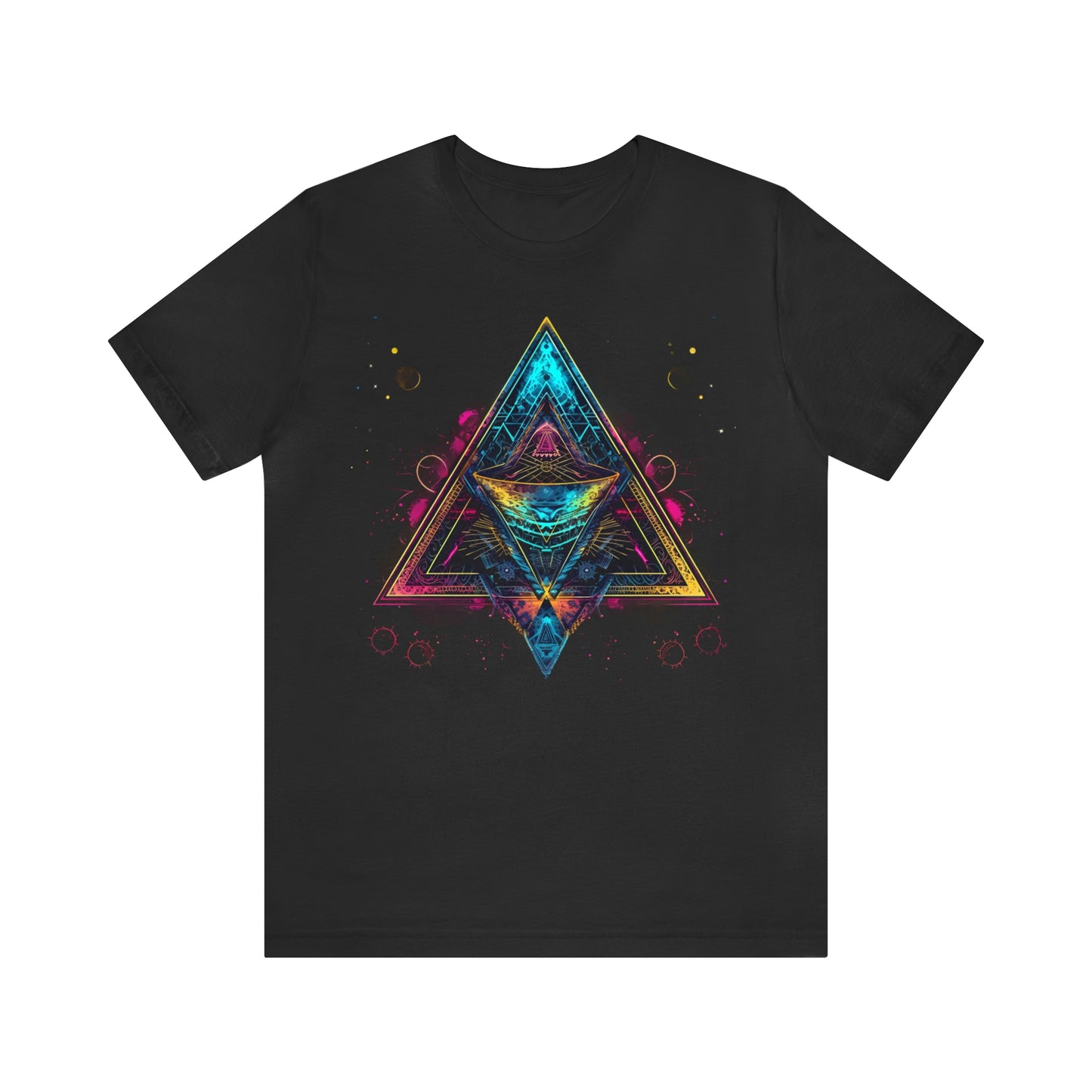 Spiritual Geometry Ancient Alien Spaceship T-Shirt: Embrace the Cosmos & Unite in Higher Consciousness