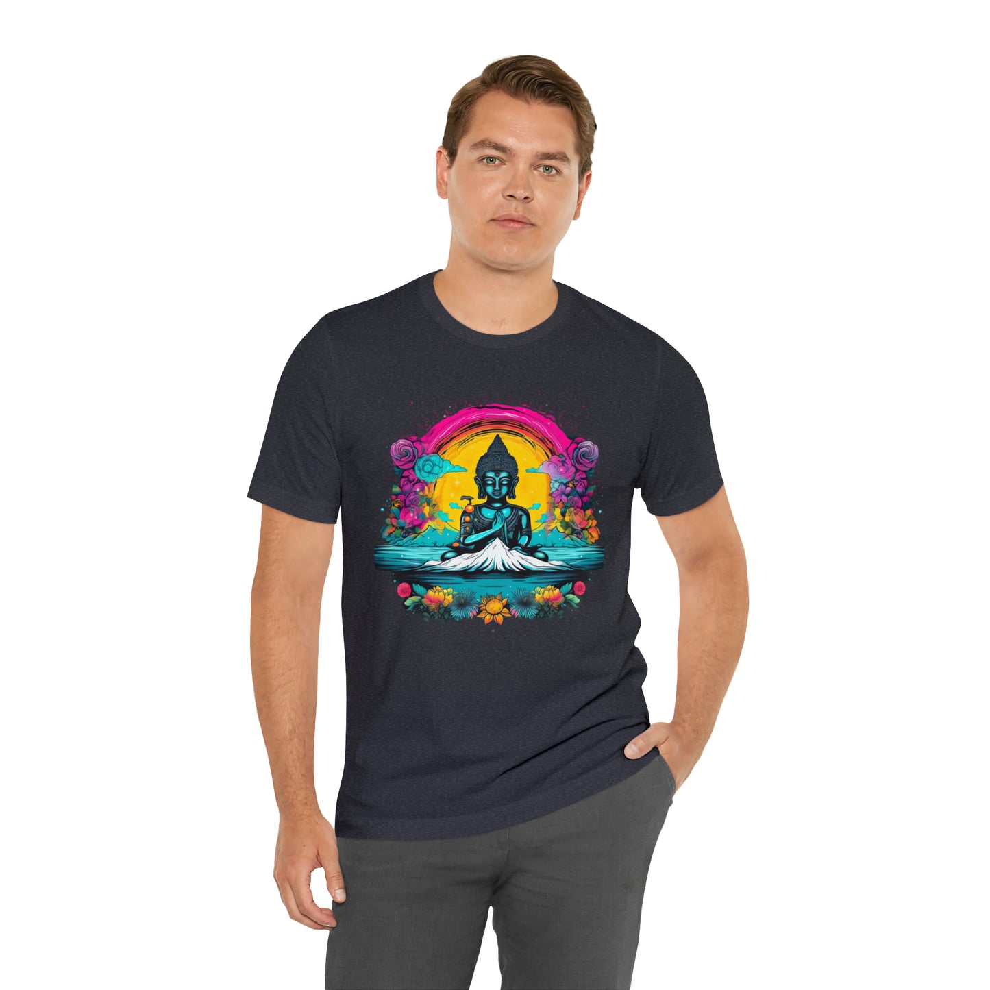 Vibrant Colorful Buddha Love: Embrace Oneness & Explore the Spiritual Realm