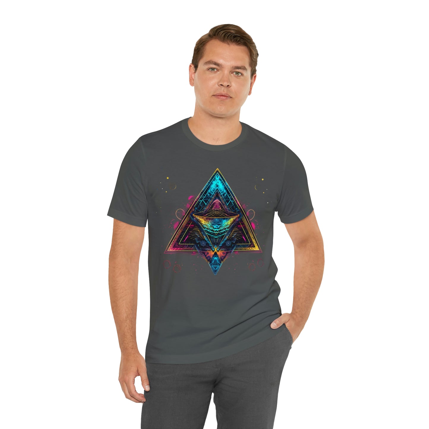 Spiritual Geometry Ancient Alien Spaceship T-Shirt: Embrace the Cosmos & Unite in Higher Consciousness